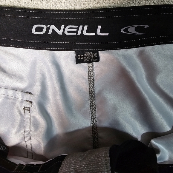 O'Neill Men's Red and Gray Swim Shorts Swimming Trunks Coral and Grey Size 38 - Picture 5 of 12